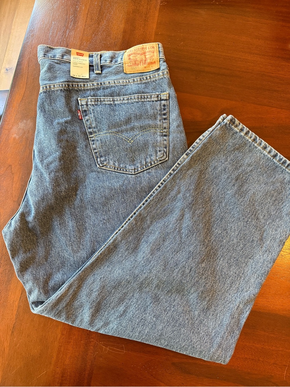 Levi's Men's Light Blue Straight Leg Jeans
